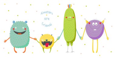 Sevimli Canavarlar elele