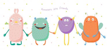 Sevimli Canavarlar elele