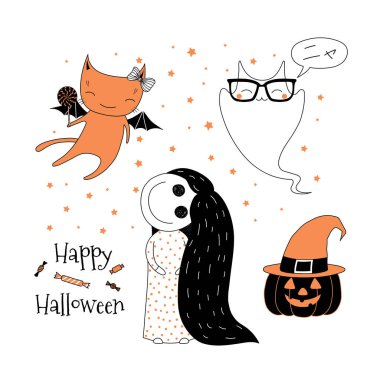 Cadılar Bayramı tebrik kartı