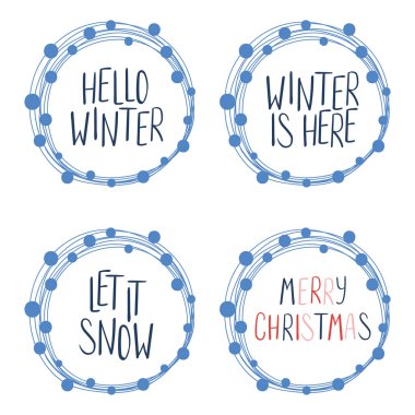 Noel tırnak içinde çerçeve kümesi 