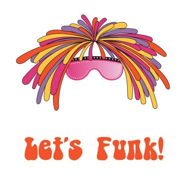 Funky dreadlocks ve gözlük