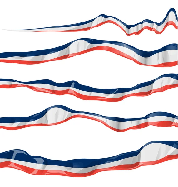 Frankrike-flaggan insamling — Stock vektor