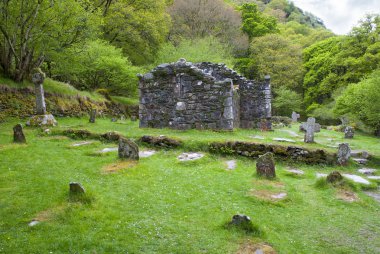 Mezarlık ile orman içinde berbat