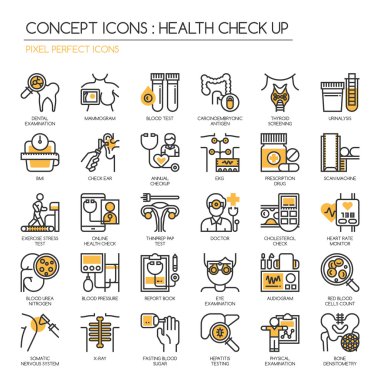 Health Check up Icons clipart