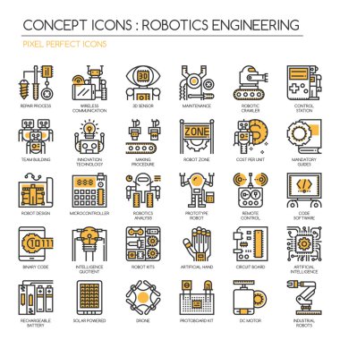 Robotik Mühendisliği simgeler