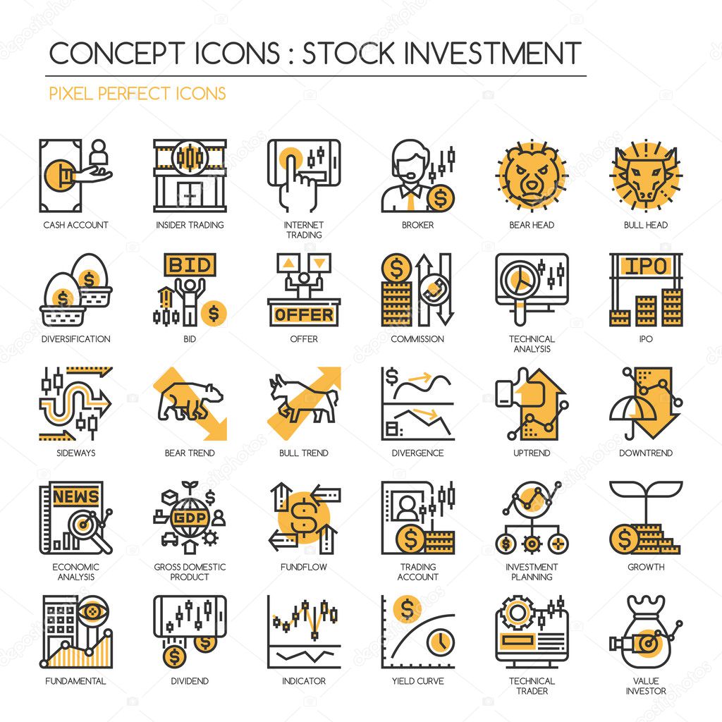 Stock Investment icons
