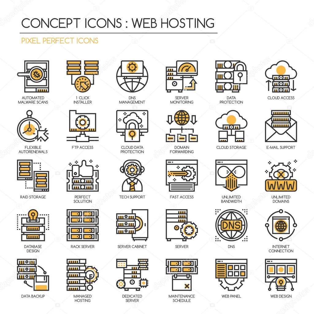 Web hosting  Icons