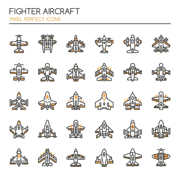 Avcı, ince çizgi ve piksel mükemmel simgesi