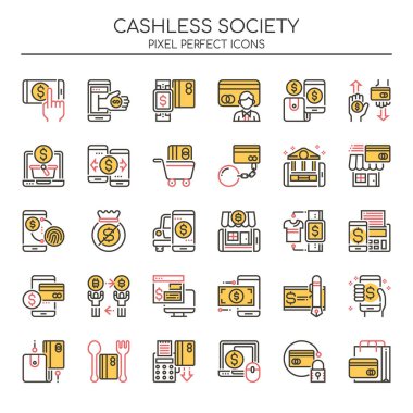 Nakitsiz Toplum, İnce Çizgi ve Piksel Mükemmel Simge
