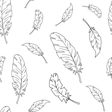 Tüylü pürüzsüz desen. Kusursuz bir geçmişi var. Katılım çizimi. Vektör çizimi. Düz. 