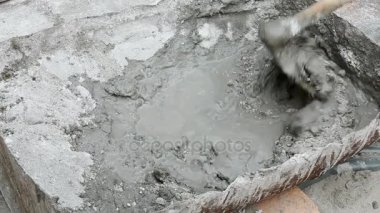 Harç inşaat sahasında yapma el