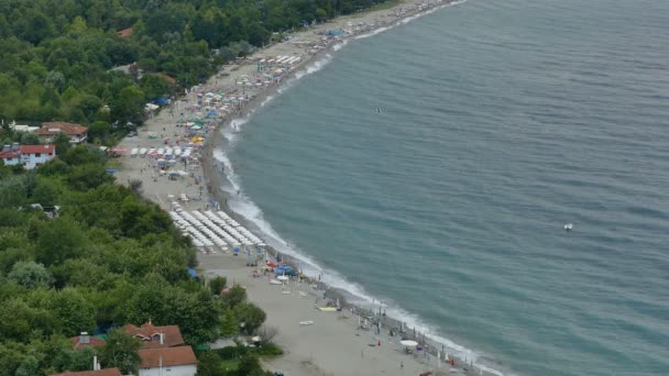 Playa en Panteleimon Grecia — Vídeos de Stock