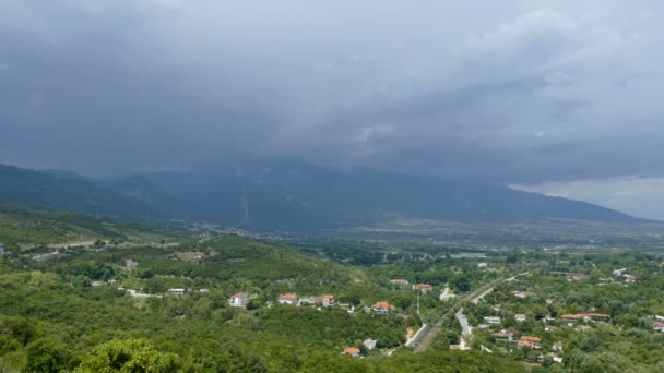 Олімпос і регіону, кадри проміжок часу — стокове відео