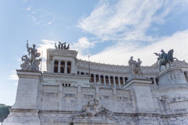 piazza venezia, vatanın sunak ayrıntı görünümü 