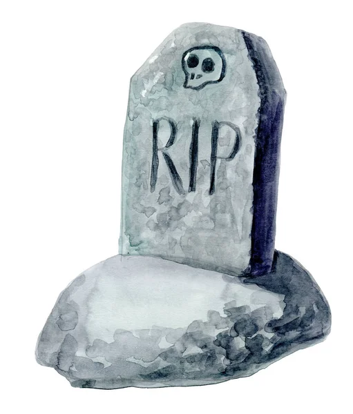 Halloween gray grave — Stock Photo, Image