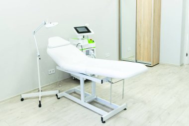 Tıbbi malzemeler. Ultra Ses Makinesi. Doktorun ofisi. Sağlık Merkezi. Tıbbi kontrol