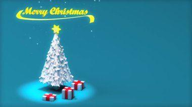 Düşük Poli Noel ağacı 