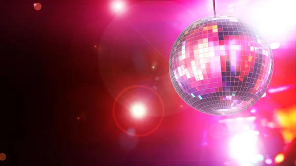 parlak bir disko topu 