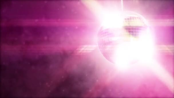 Блестящий диско-шар — стоковое видео