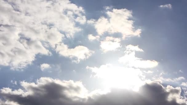 Cloudy sky timelapse — Stock Video