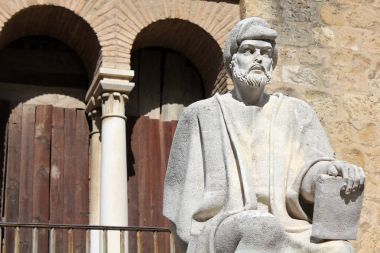 Statue of Averroes  clipart