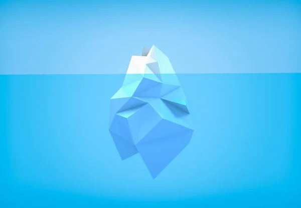 Iceberg de poli bajo —  Fotos de Stock