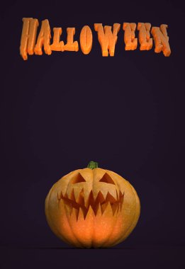 Dikey Cadılar Bayramı Poster