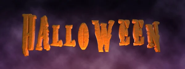 "Halloween "Texte 3D — Photo