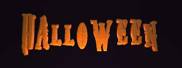 "Halloween "Texte 3D — Photo