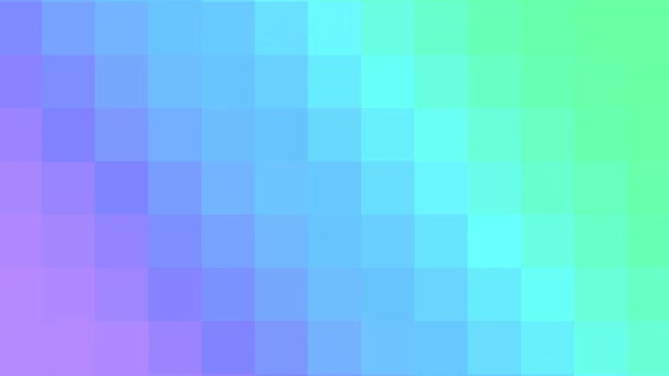 Цветная Пиксельная Анимация Градиента — стоковое видео
