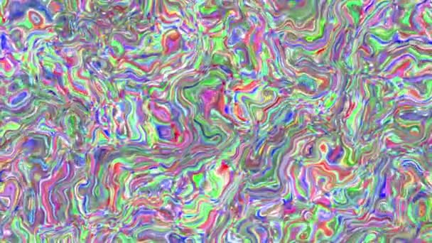 Animatie Van Een Abstracte Psychedelische Achtergrond — Stockvideo