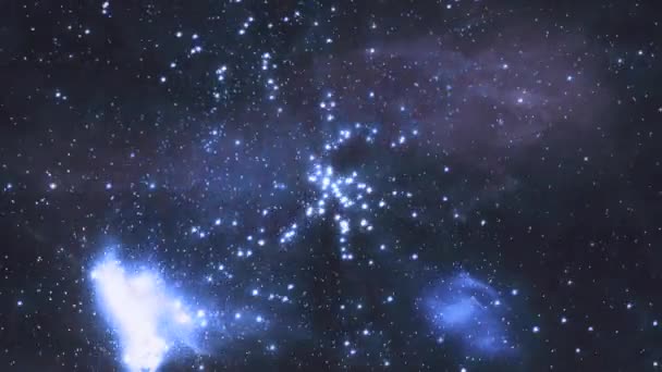 Animation 3D - Mouvement circulaire en boucle autour des étoiles 