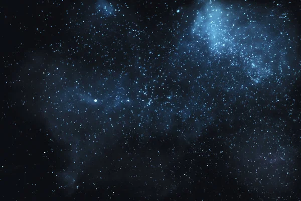 3D çizim - yıldız ve evrendeki bulutsu