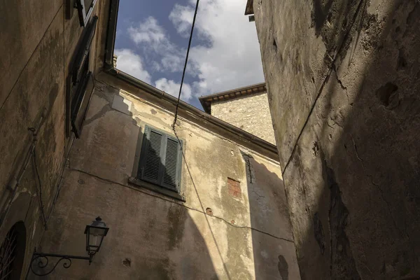 Alte Fassaden Dorf Capalbio Italien — Stockfoto