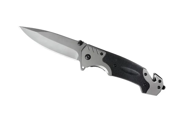 Нержавіюча сталь Тактичний складний ніж, застібковий ніж на iSoled . — стокове фото