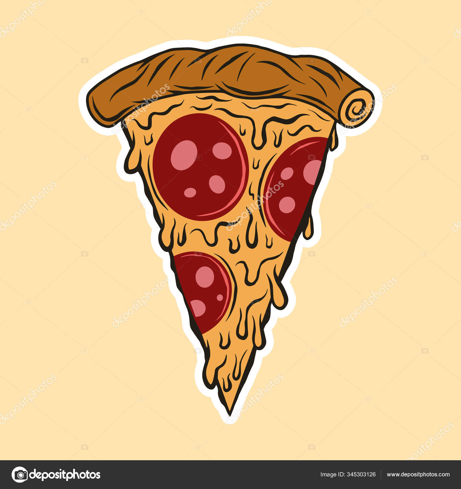 Hand Drawn Pizza Vector Hd Images, Slice Of Pizza Vector