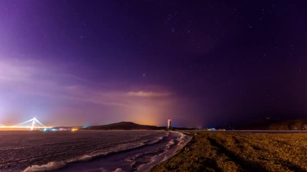 Vue Aérienne Phare Tokarevskiy Des Anciens Phares Extrême Orient Toujours — Video