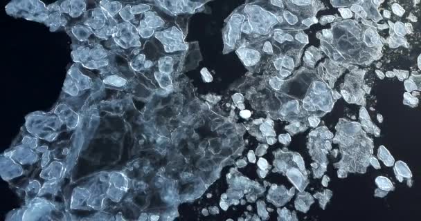 Пролітати Над Арктичних Крижин — стокове відео