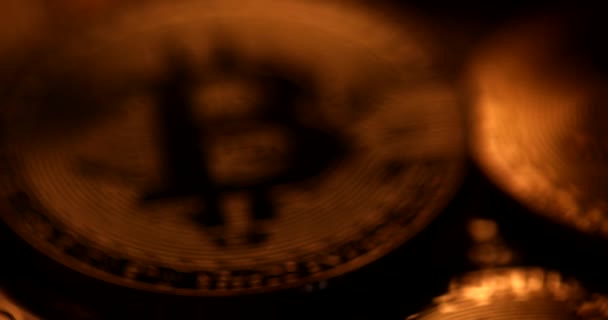 Bitcoin Btc 新しい仮想インターネット Cryptocurrency — ストック動画