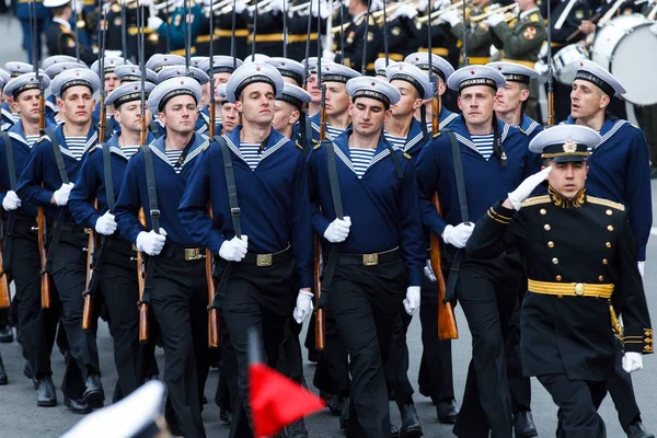 Mai 2015 Vladivostok Russie Fête Victoire Vladivostok Des Militaires Armes — Photo