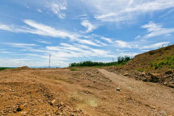 Construction New Casino Gambling Zone Vladivostok Construction Site Gambling Zone — Stock Photo, Image