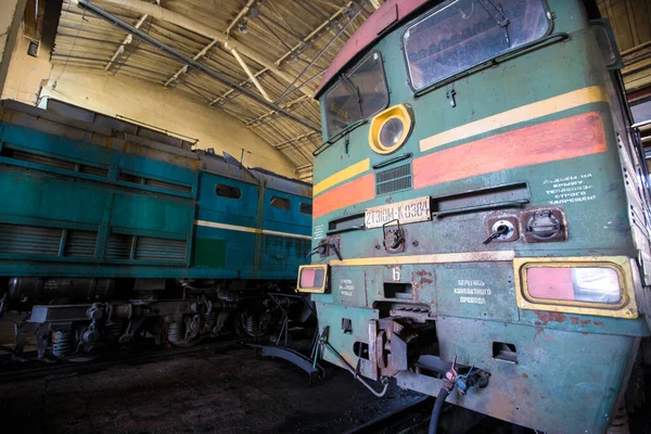 Nyár 2016 Ussuriysk Primorsky Krai Ussuriysky Mozdonyjavító Üzem Egy Régi — Stock Fotó