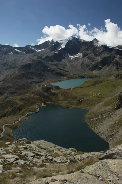 The two lakes — Stock Photo, Image