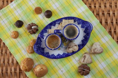 kahve, şeker ve şeker