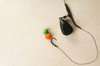 Yemler, kanca, batar, ledcor, olta takımı koleksiyonundaki sazan balıkçılık için. Kopyala Yapıştır