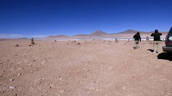 Граница в Альтиплано. Боливия, Южная Америка . — стоковое фото