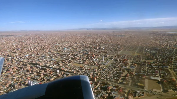 Lift-off in El alto. Bolivia, south America.
