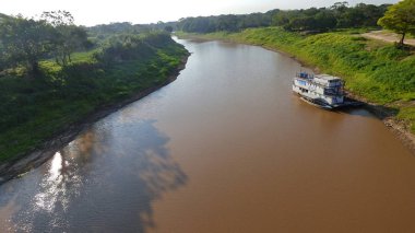 Rio de Fleuve. Bolivya, Güney Amerika.