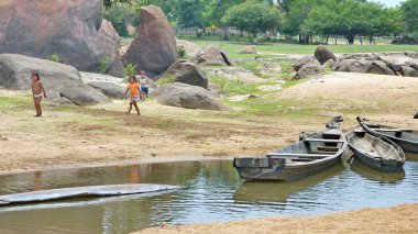 Nehirde Fleuve. Bolivya, Güney Amerika.