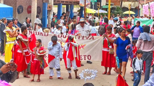 트리 니다 드에서 파티입니다. 볼리비아, 남아메리카. — 스톡 사진